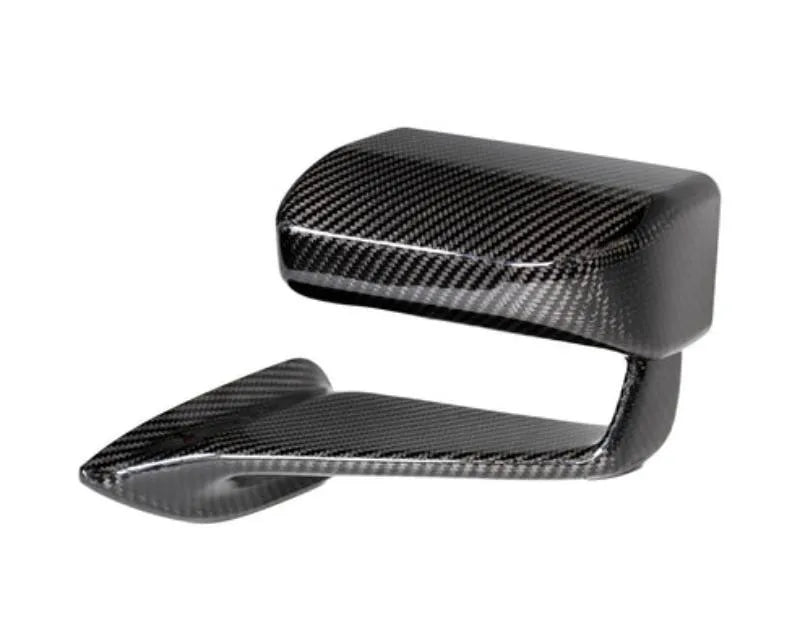 Carbon fiber aerodynamic mirror with airfoil stalk design for Honda Civic (9)