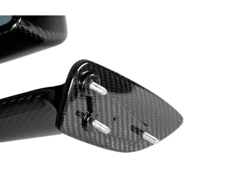 Carbon fiber aerodynamic mirror with airfoil stalk design for Honda Civic (10)