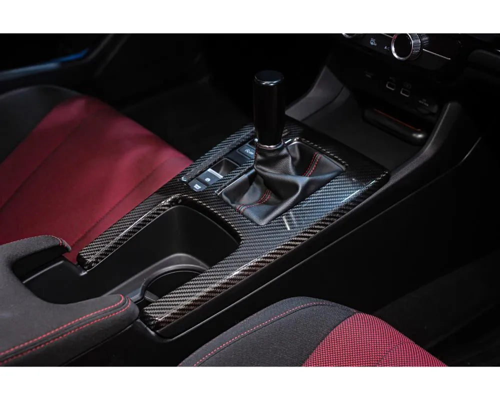 Carbon Fiber Center Console Panel [for 2022+ Honda Civic]