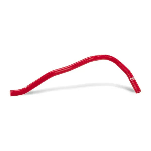 Red silicone coolant hose kit with upper and lower radiator hoses and clamps (6)