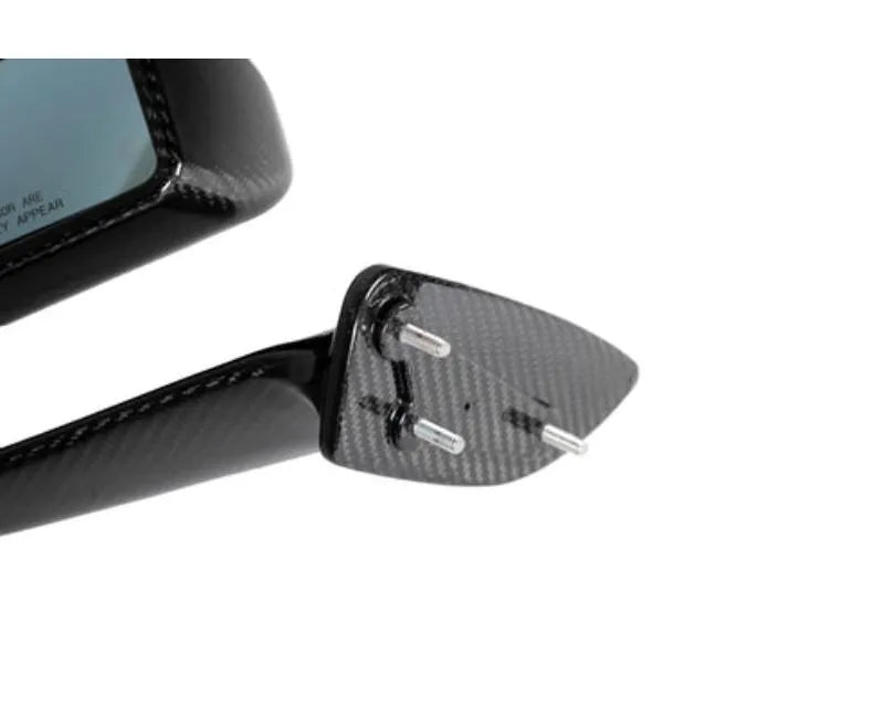Carbon fiber aerodynamic mirror with airfoil stalk design for Honda Civic (11)