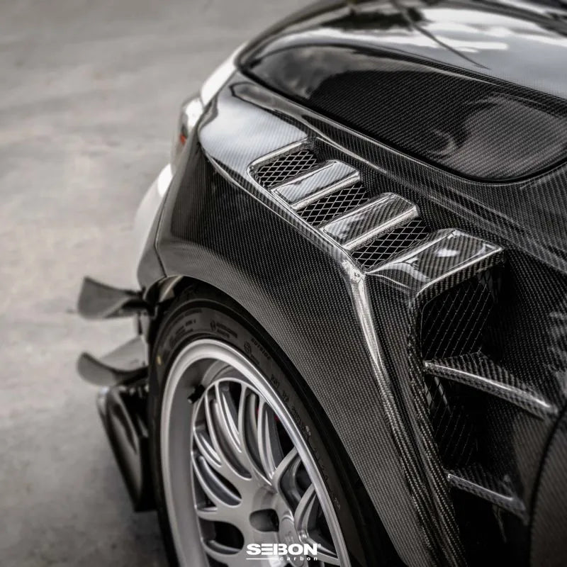 Carbon fiber fender with gloss finish for Honda Civic Type-R (7)