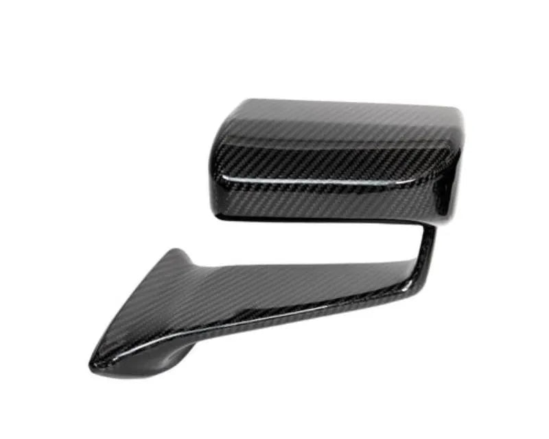 Carbon fiber aerodynamic mirror with airfoil stalk design for Honda Civic (12)