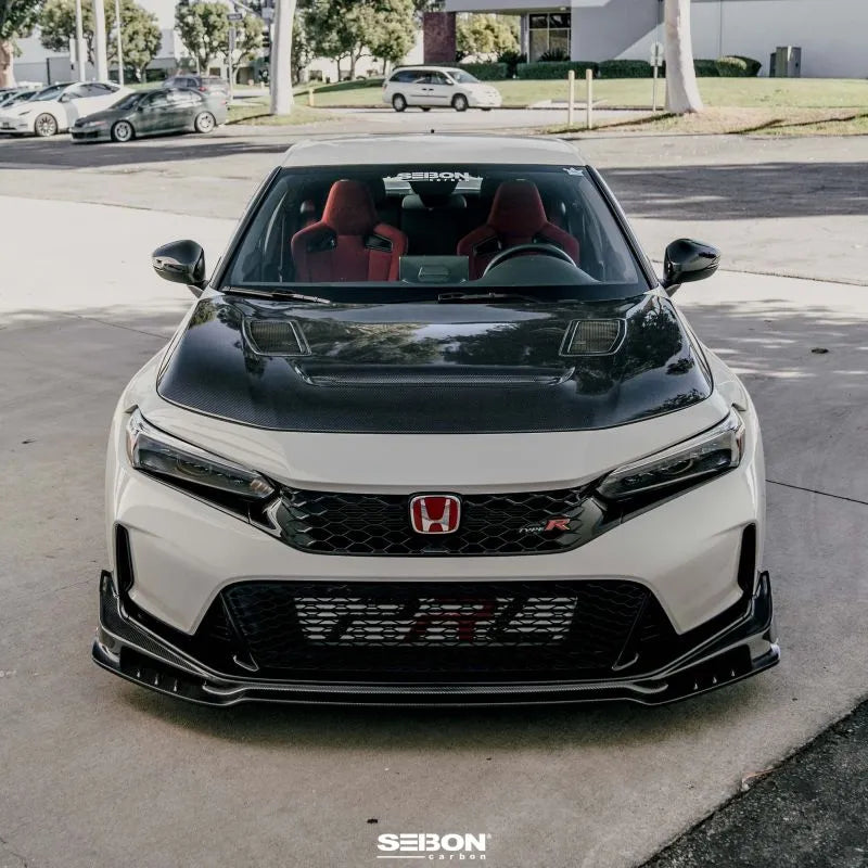 Seibon carbon fiber hood with gloss finish for Honda Civic Type-R (8)