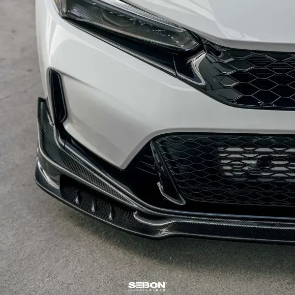 Seibon MB-Style Carbon Fiber Front Lip [for 2023-2025 Honda Civic Type-R]