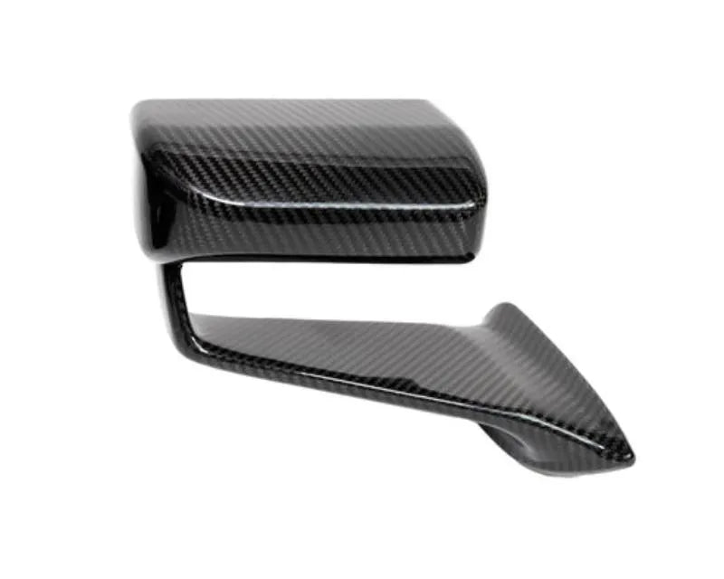 Carbon fiber aerodynamic mirror with airfoil stalk design for Honda Civic (13)