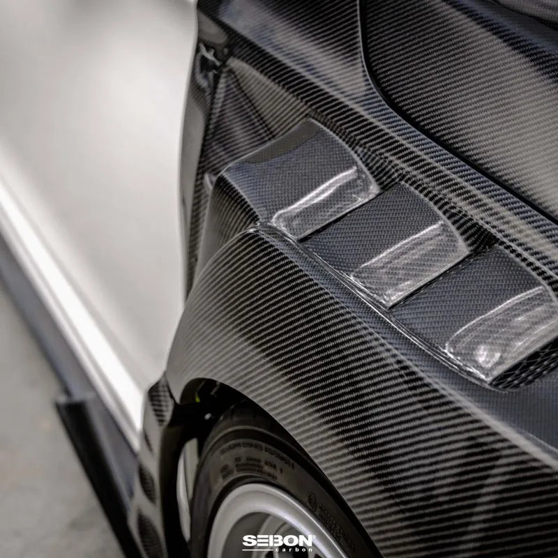 Carbon fiber fender with gloss finish for Honda Civic Type-R (10)