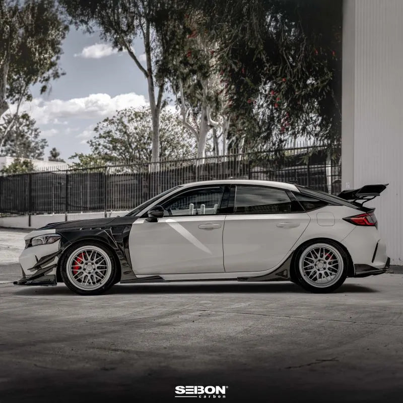 Carbon fiber fender with gloss finish for Honda Civic Type-R (11)