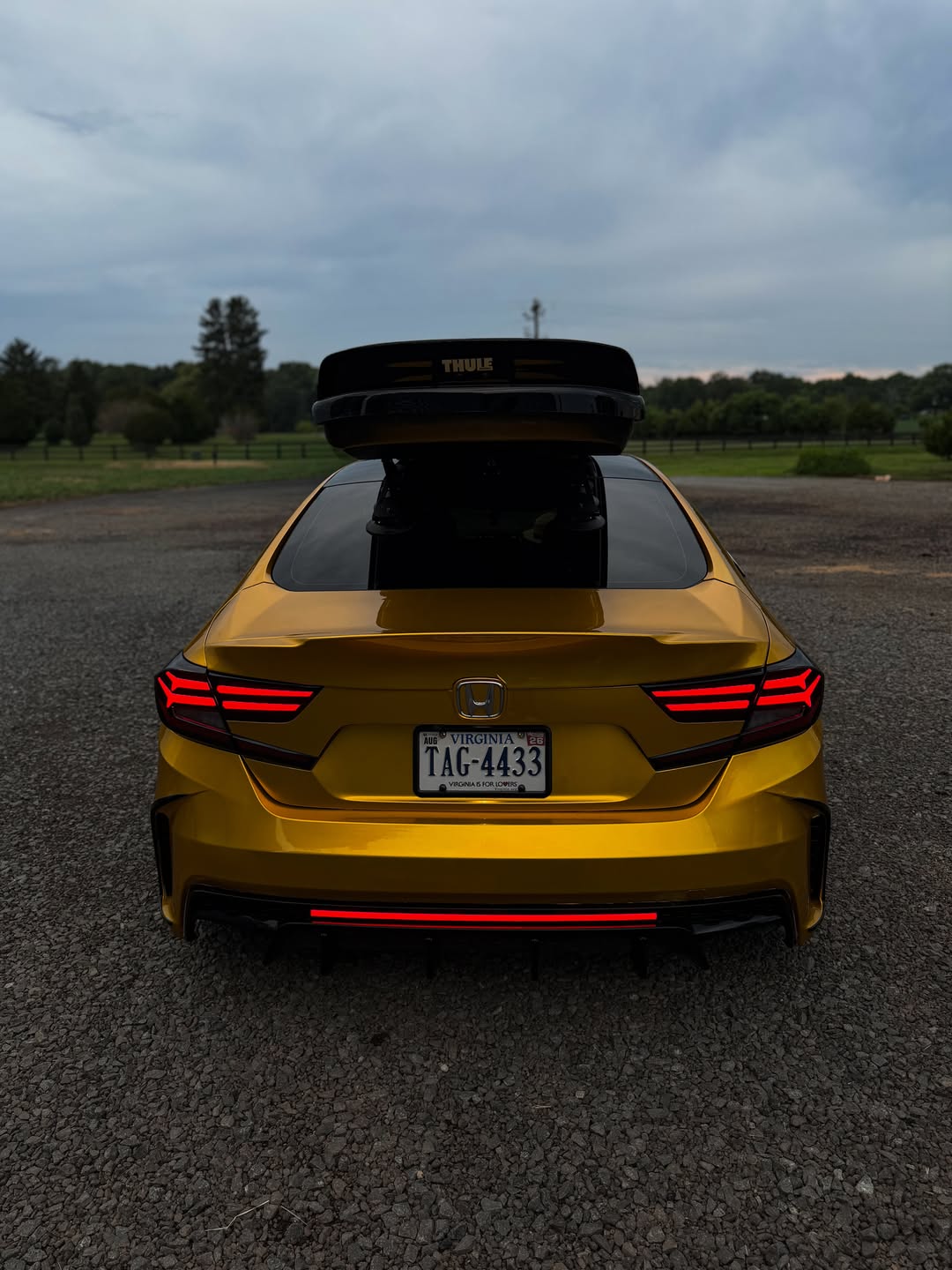 Black smoke tail lights with sequential LED technology installed on 2018-2022 Honda Accord (3)