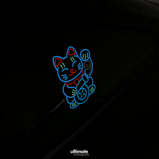 Lucky Cat LED Sticker
