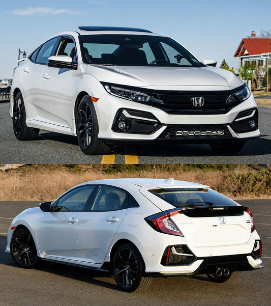 Bumper fog light garnish covers for Honda Civic (1)