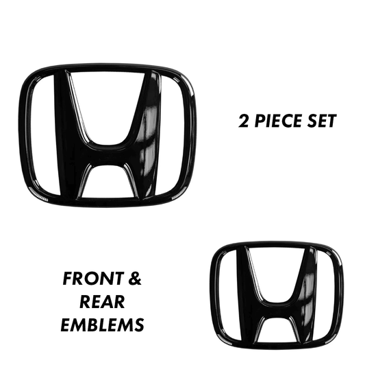 Gloss Black Emblem Set [for 2016-2021 Honda Civic]