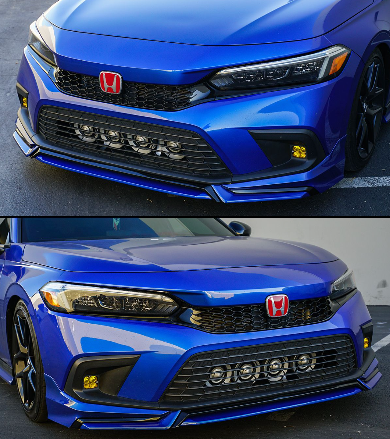 4PC YOF v3 Front Lip [for 2022+ Honda Civic]