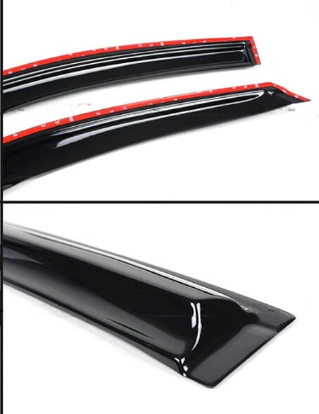 Dark-smoked 3D aero window visors for 2023-2026 Honda Accord (5)