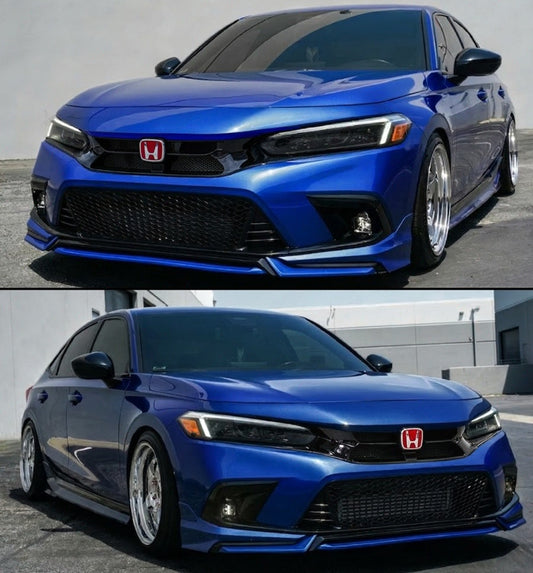 UMS V Style Upper Hood Trim & Grille [for 2022-2024 Honda Civic]