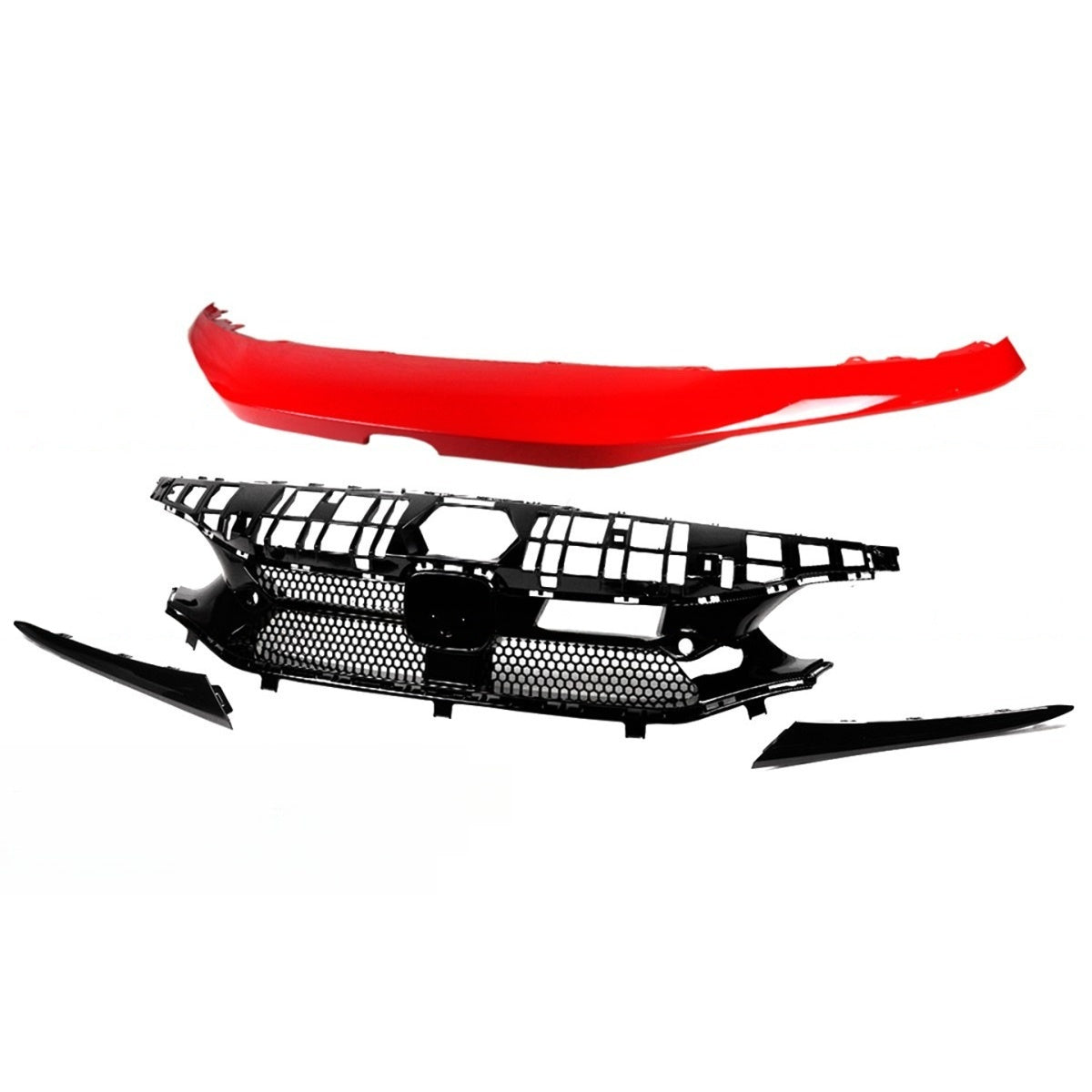 UMS V Style Upper Hood Trim & Grille [for 2022-2024 Honda Civic]