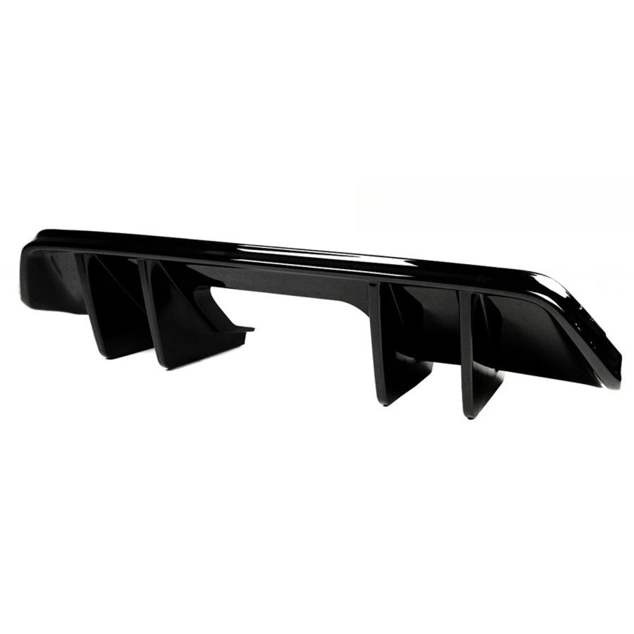 Gloss Black Shark Fin Rear Bumper Diffuser [for 2023-2025 Honda Civic Type-R FL5]