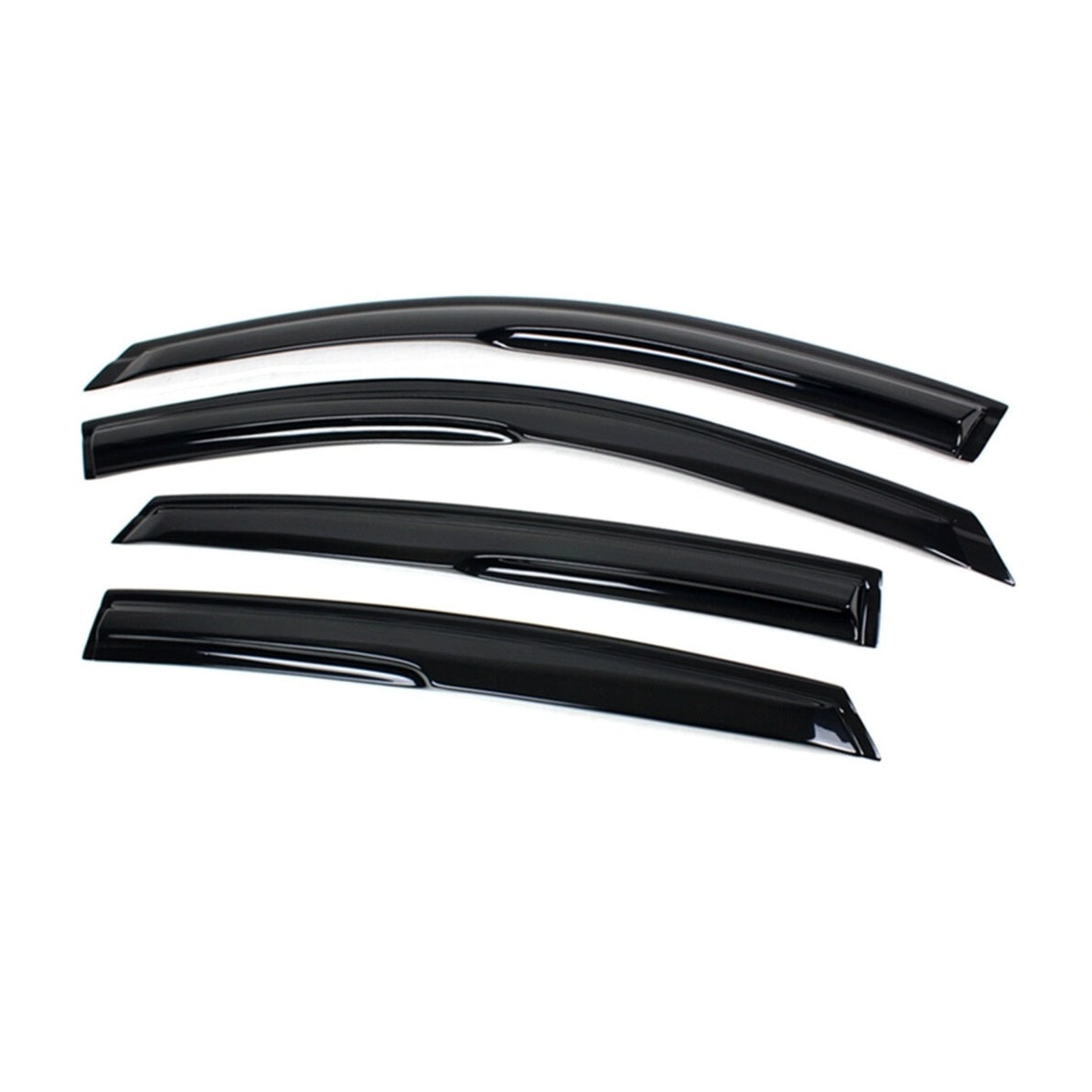 Dark-smoked 3D aero window visors for 2023-2026 Honda Accord (4)