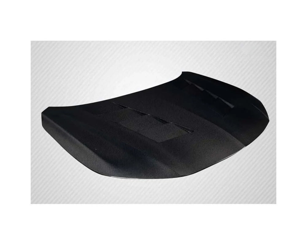 Carbon fiber Averen hood installed on 2022-2025 Acura Integra with gloss weave finish (4)