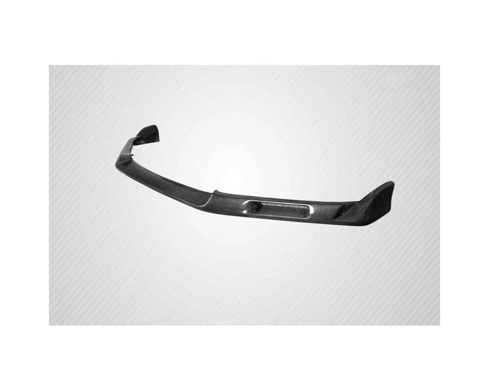 Carbon fiber front lip spoiler mounted on 2017-2021 Honda Civic Type-R bumper (5)