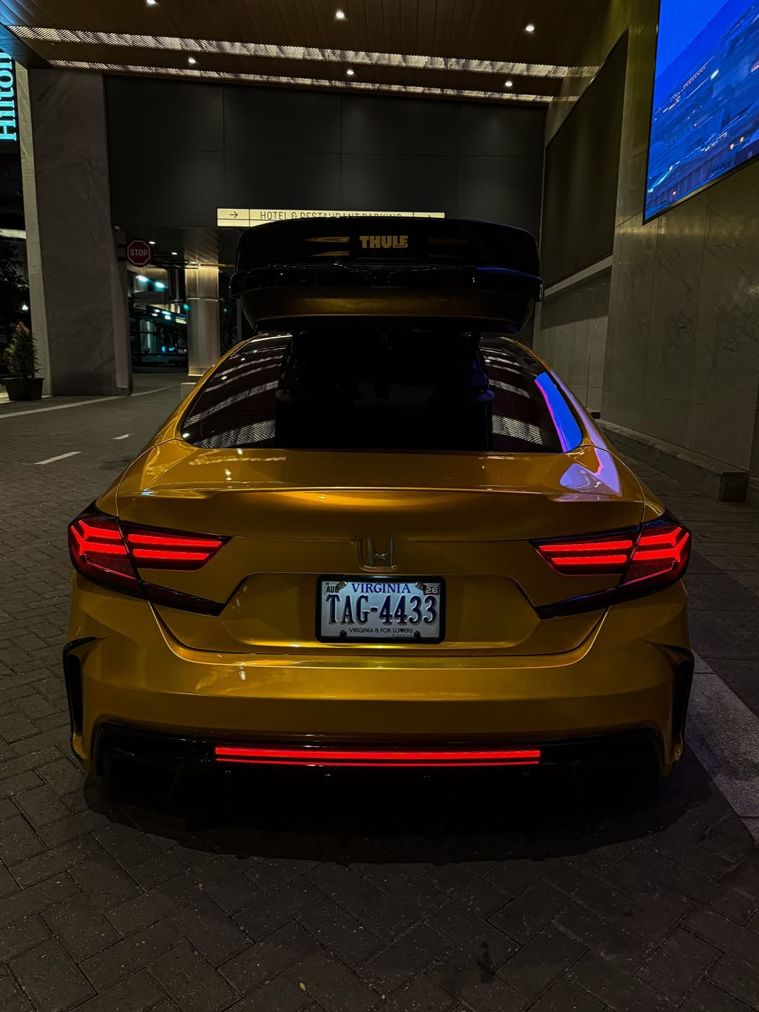 Black smoke tail lights with sequential LED technology installed on 2018-2022 Honda Accord (1)
