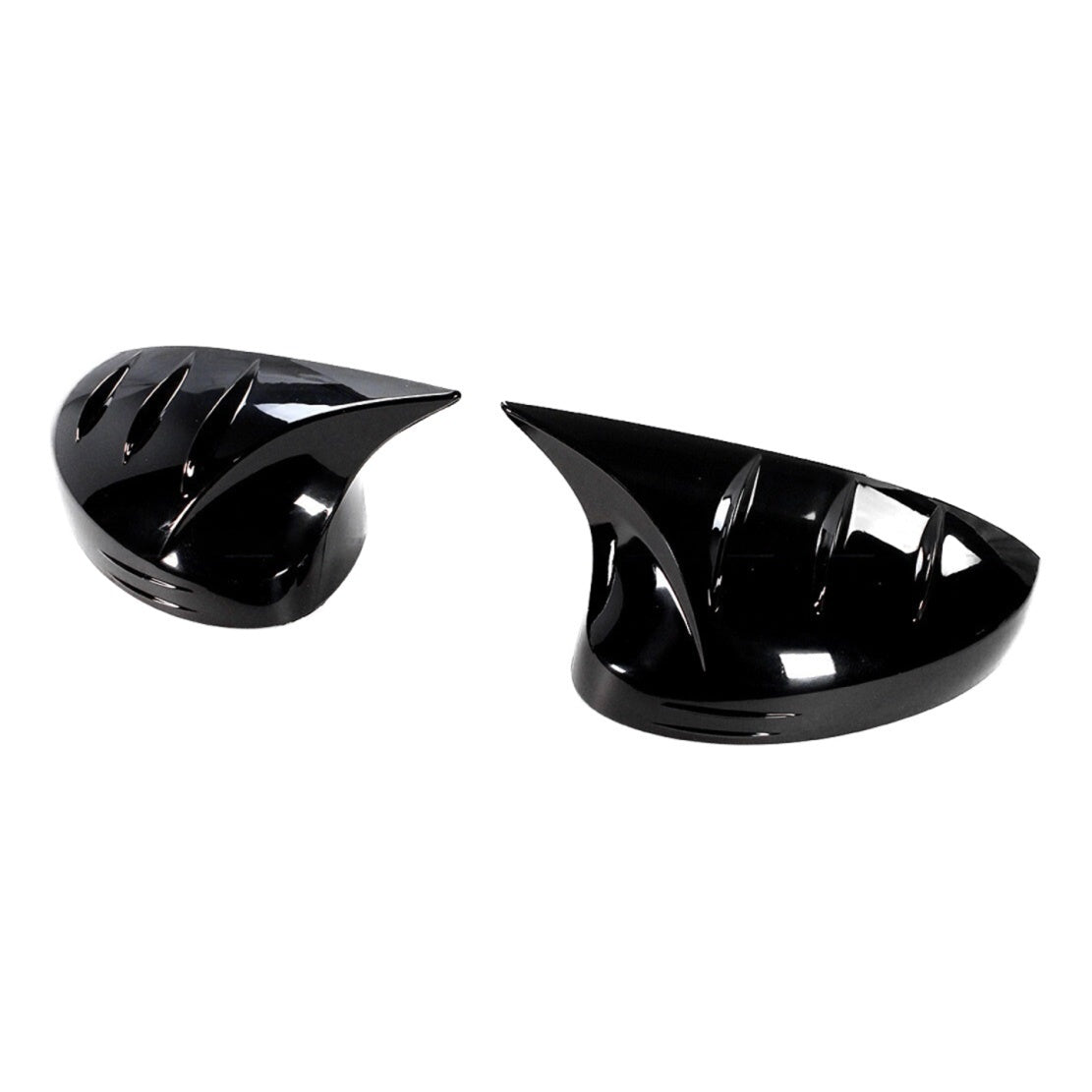 Gloss Black Mugen Style Spiked Mirror Caps [for 2023-26 Acura Integra]