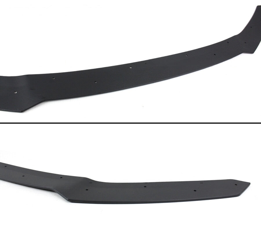 HFP Style Matte Black Front Bumper Lip Splitter [for 2017–2021 Honda Civic]