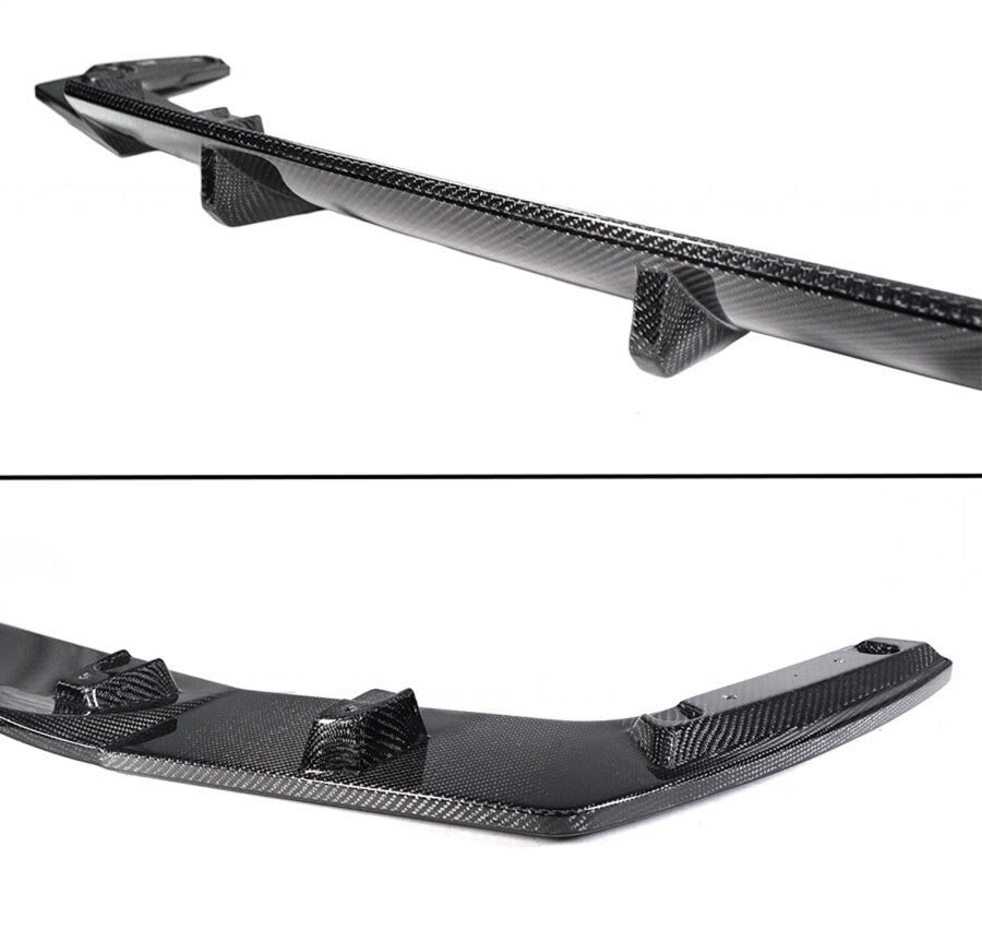RS Style carbon fiber rear bumper diffuser with shark fins vortex design installed on Toyota GR86 (5)