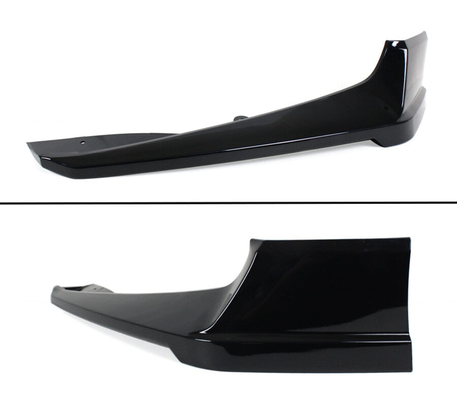 Gloss black front bumper lip and fog light trim for 2018-2020 Honda Accord (6)
