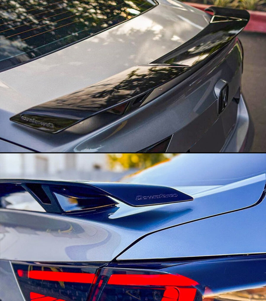 Glossy black ABS trunk spoiler for 2018-2022 Honda Accord (2)
