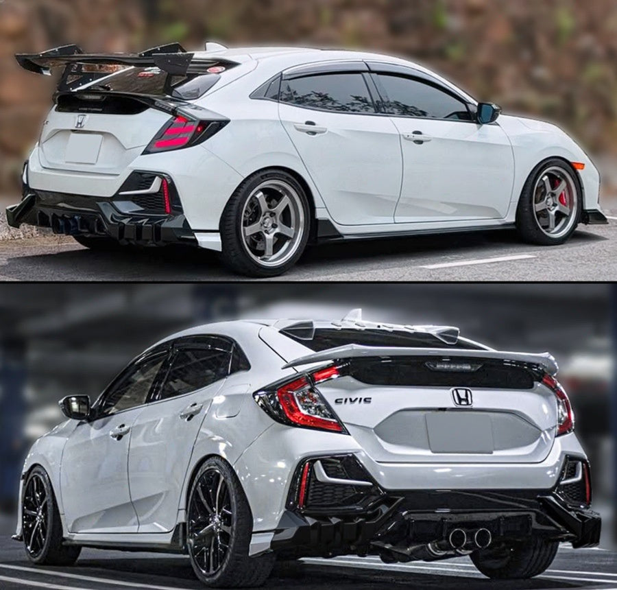 Mugen Style Rear Diffuser Corner Garnish V2 [for 2017–2021 Honda Civic]