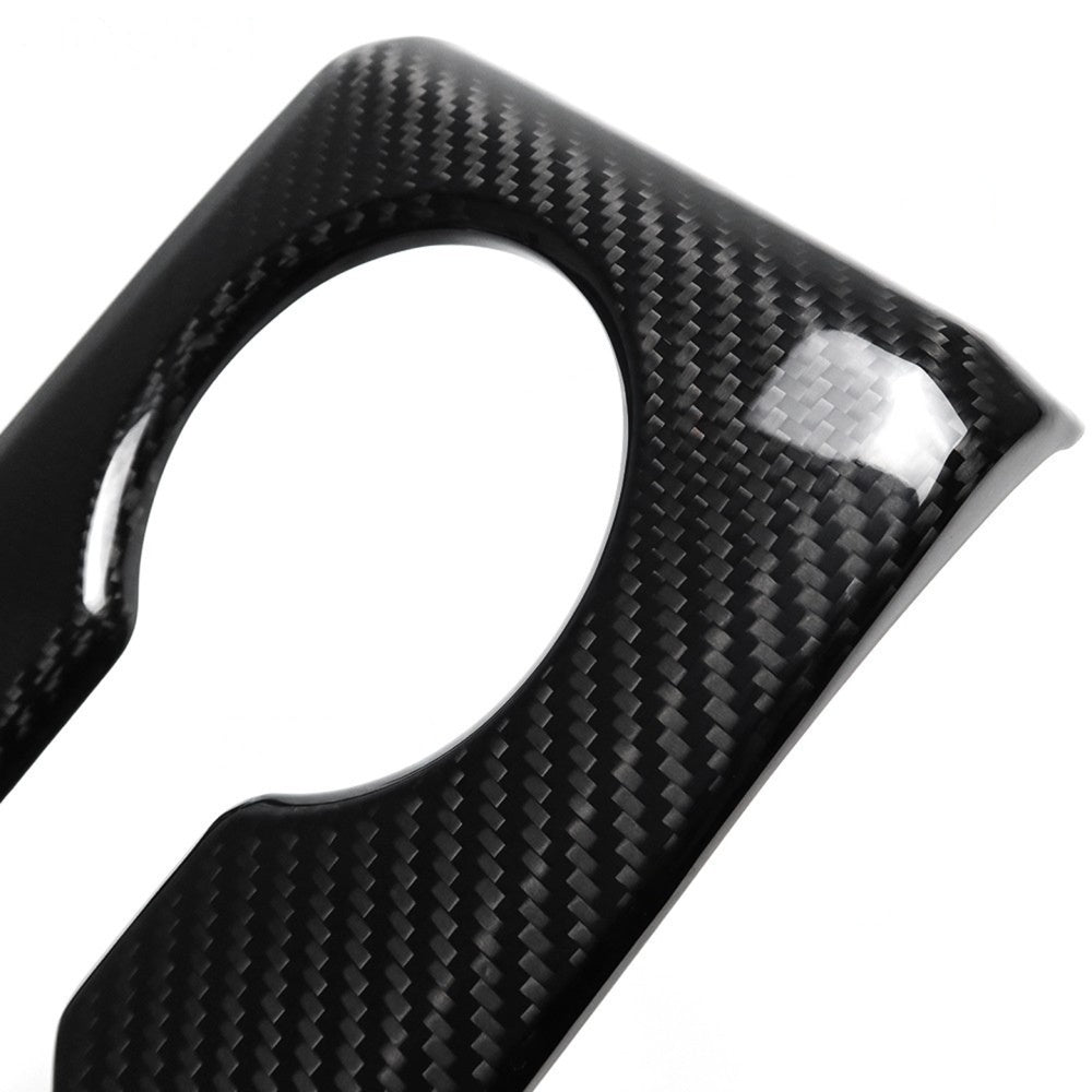 Real Carbon Fiber Rear Cup Holder Trim [for 2023-25 Honda Civic FL5 Type R]