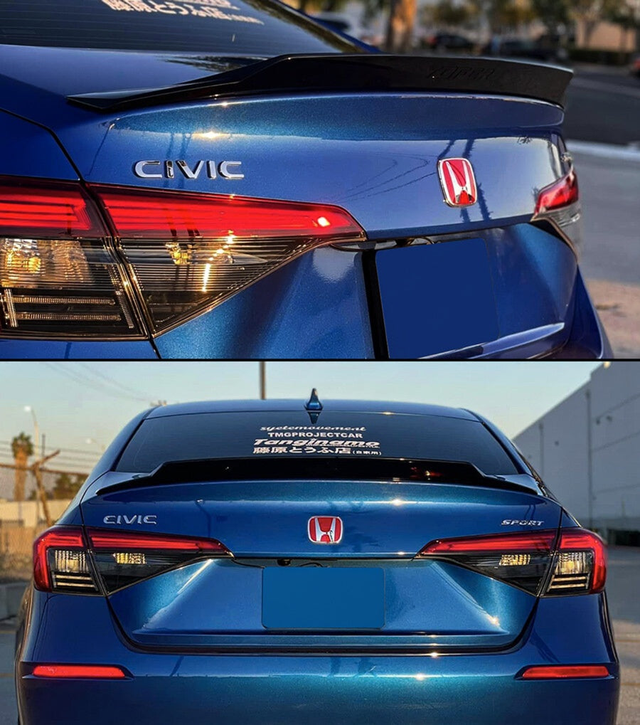 Yofer V3 Gloss Black Duckbill Trunk Spoiler [for 2022-26 Honda Civic]