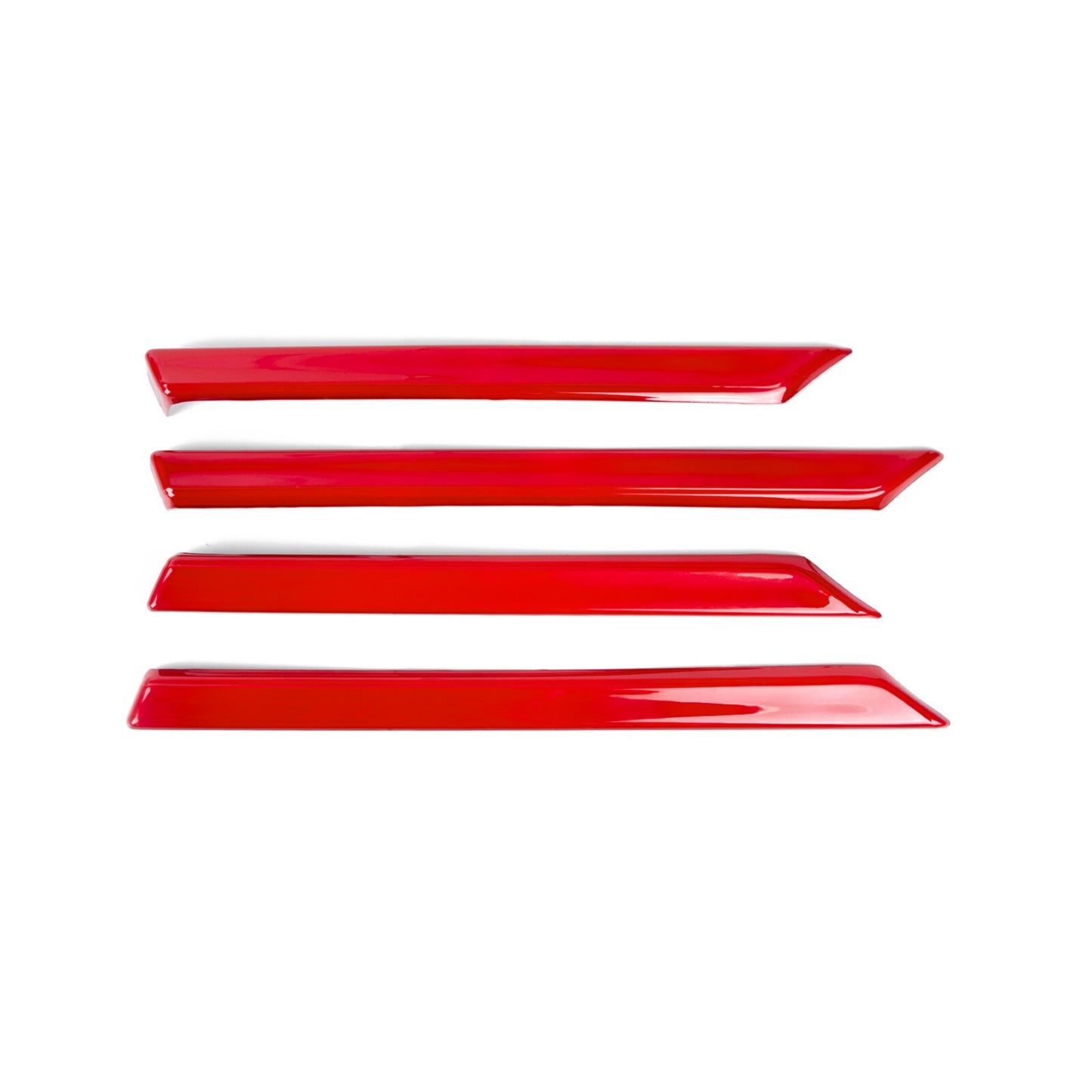 4pc Red Interior Door Trims [for 2016-2021 Honda Civic]