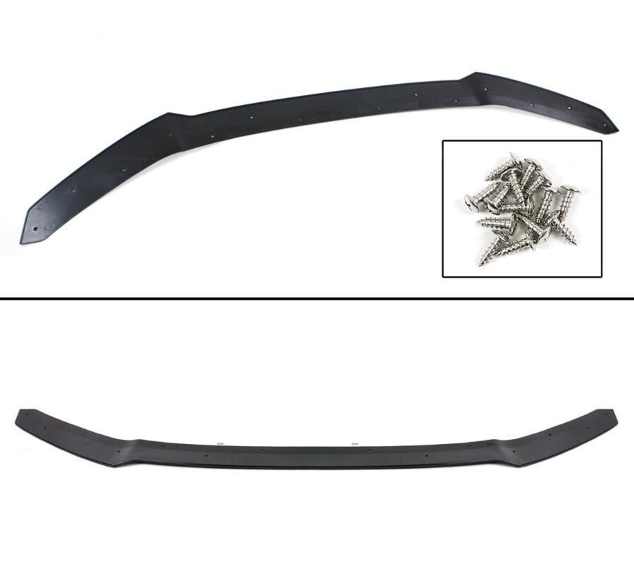 HFP Style Matte Black Front Bumper Lip Splitter [for 2017–2021 Honda Civic]