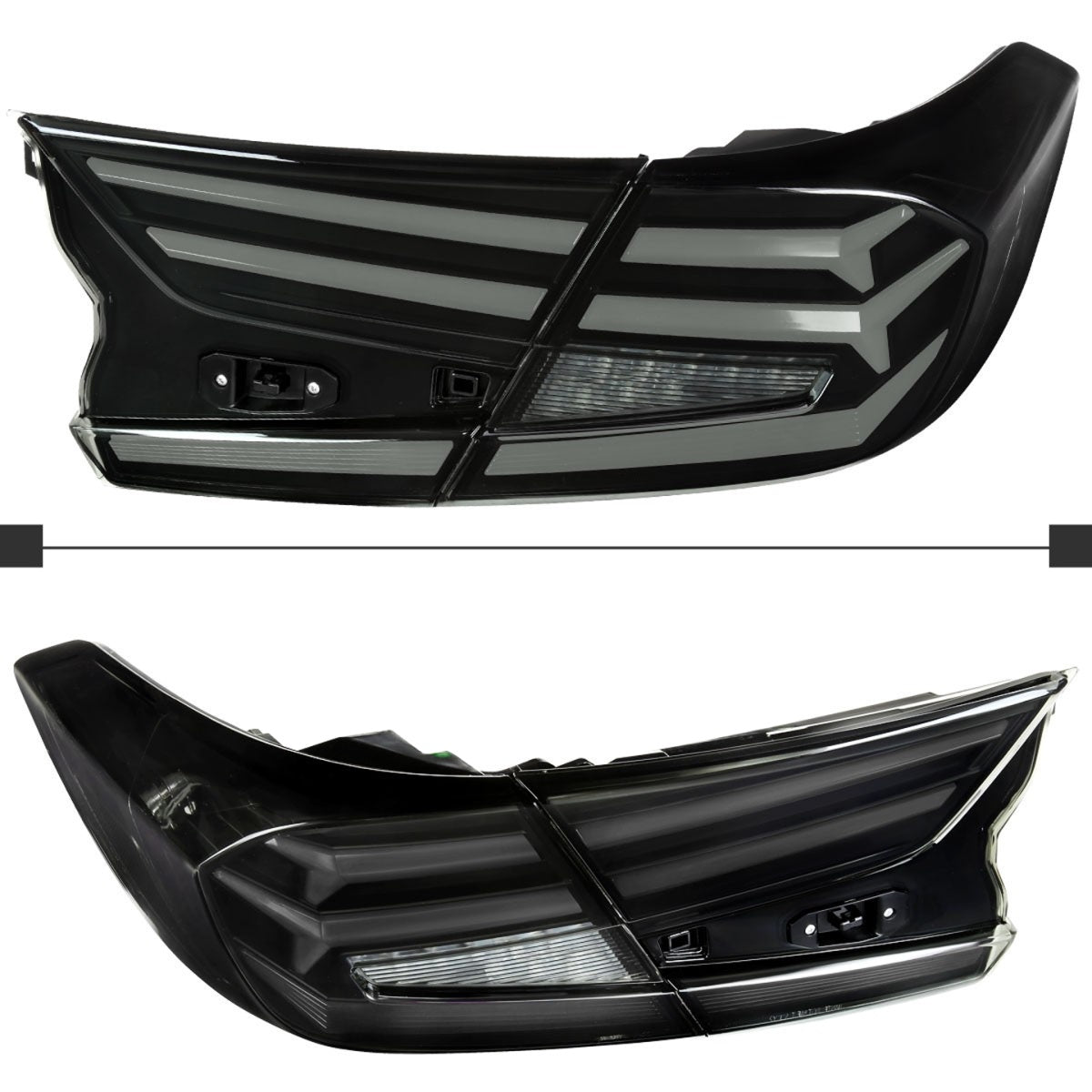 Black smoke tail lights with sequential LED technology installed on 2018-2022 Honda Accord (4)