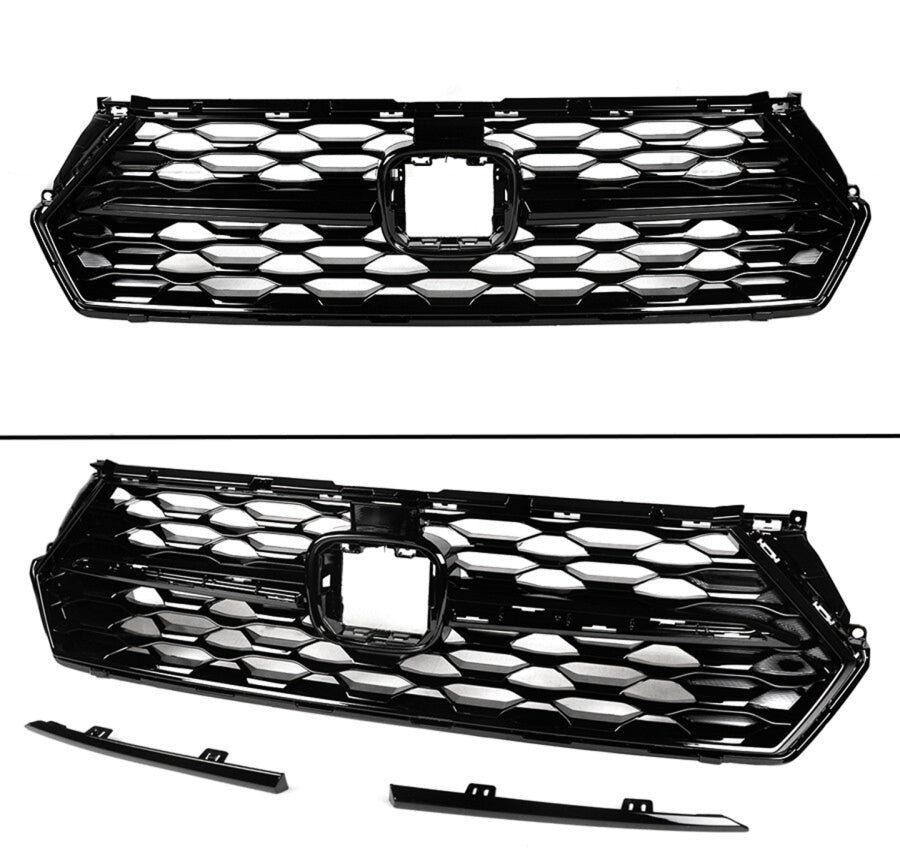 UMS V1 Gloss Black Front Bumper Upper Mesh Grill [for 2023–2026 Honda Accord]