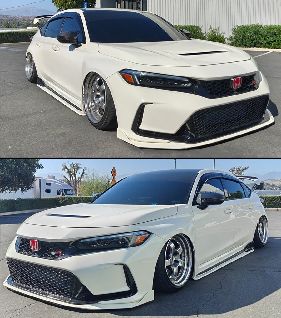 Carbon fiber Mugen style side mirror caps for Honda Civic (2)