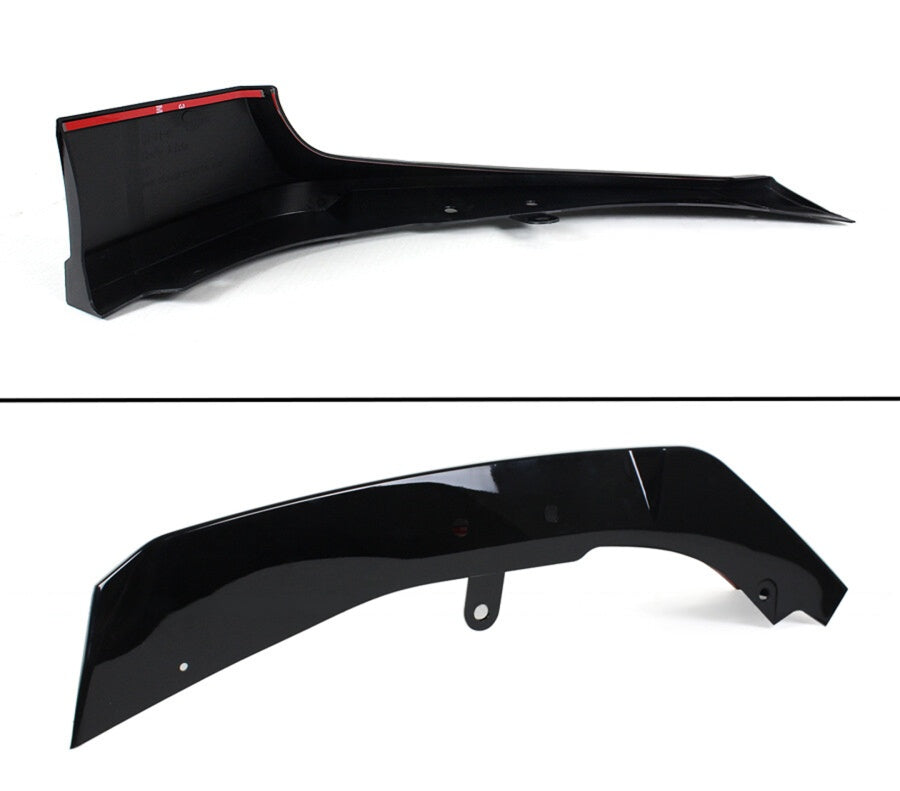 Gloss black front bumper lip and fog light trim for 2018-2020 Honda Accord (7)