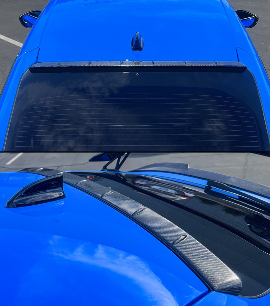 Carbon Fiber Rear Window Roof Spoiler [for 2022-2026 Honda Civic]