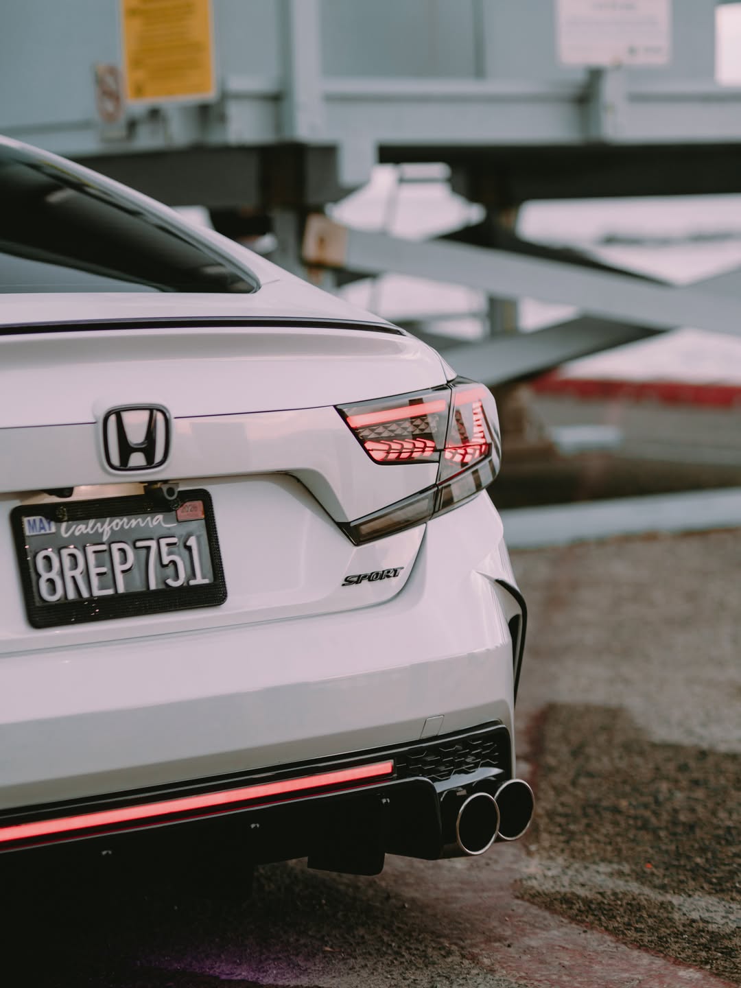 Dragon-scale patterned LED tail lights with smoked lens (5)