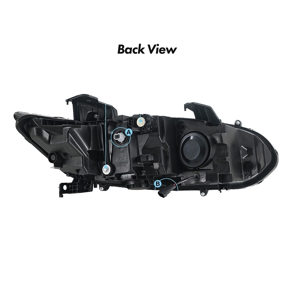 Pair of sequential LED headlights for 2018-2022 Honda Accord with high/low beams (5)