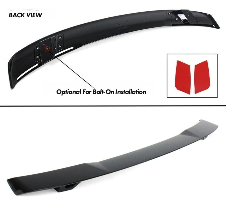 Glossy black ABS trunk spoiler for 2018-2022 Honda Accord (4)
