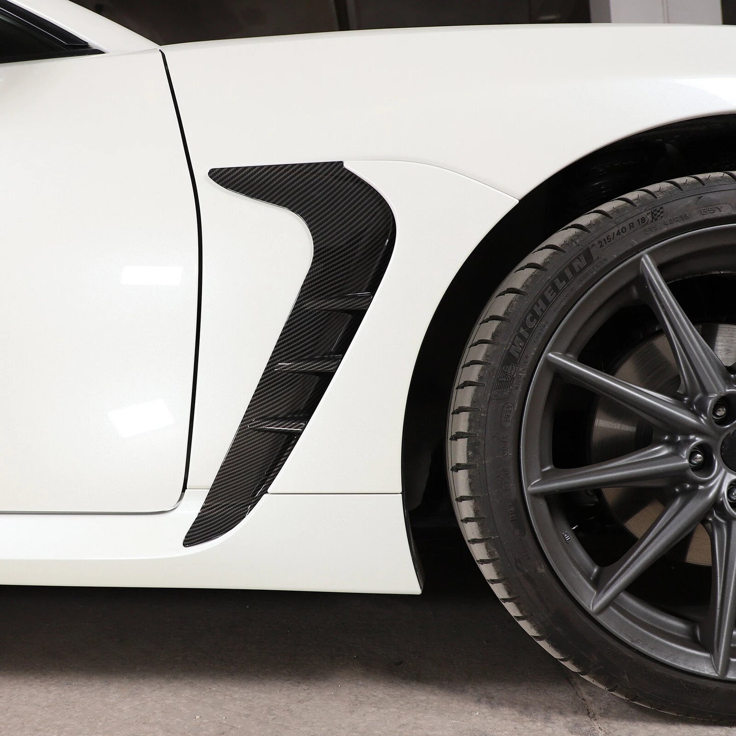 Carbon Fiber Side Fender Vent STI Style Garnish Trim [for 2022-25 Toyota GR86]
