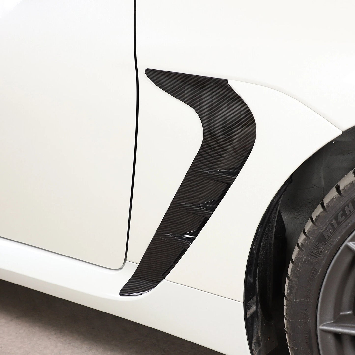 Carbon Fiber Side Fender Vent STI Style Garnish Trim [for 2022-25 Toyota GR86]