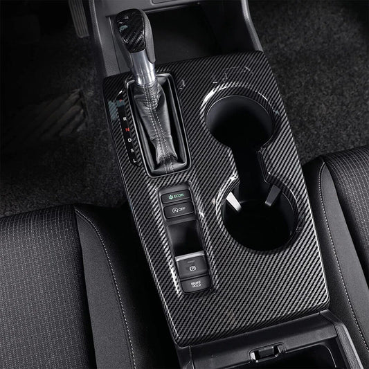 Real Carbon Fiber Gear Panel Cover [for 2022-26 Honda Civic]