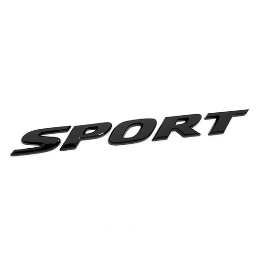 Sport Emblem Black For Honda Civic