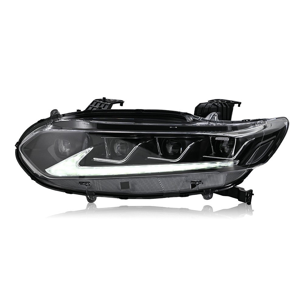 Pair of LED projector headlights with demon eye design for Honda Accord (7)