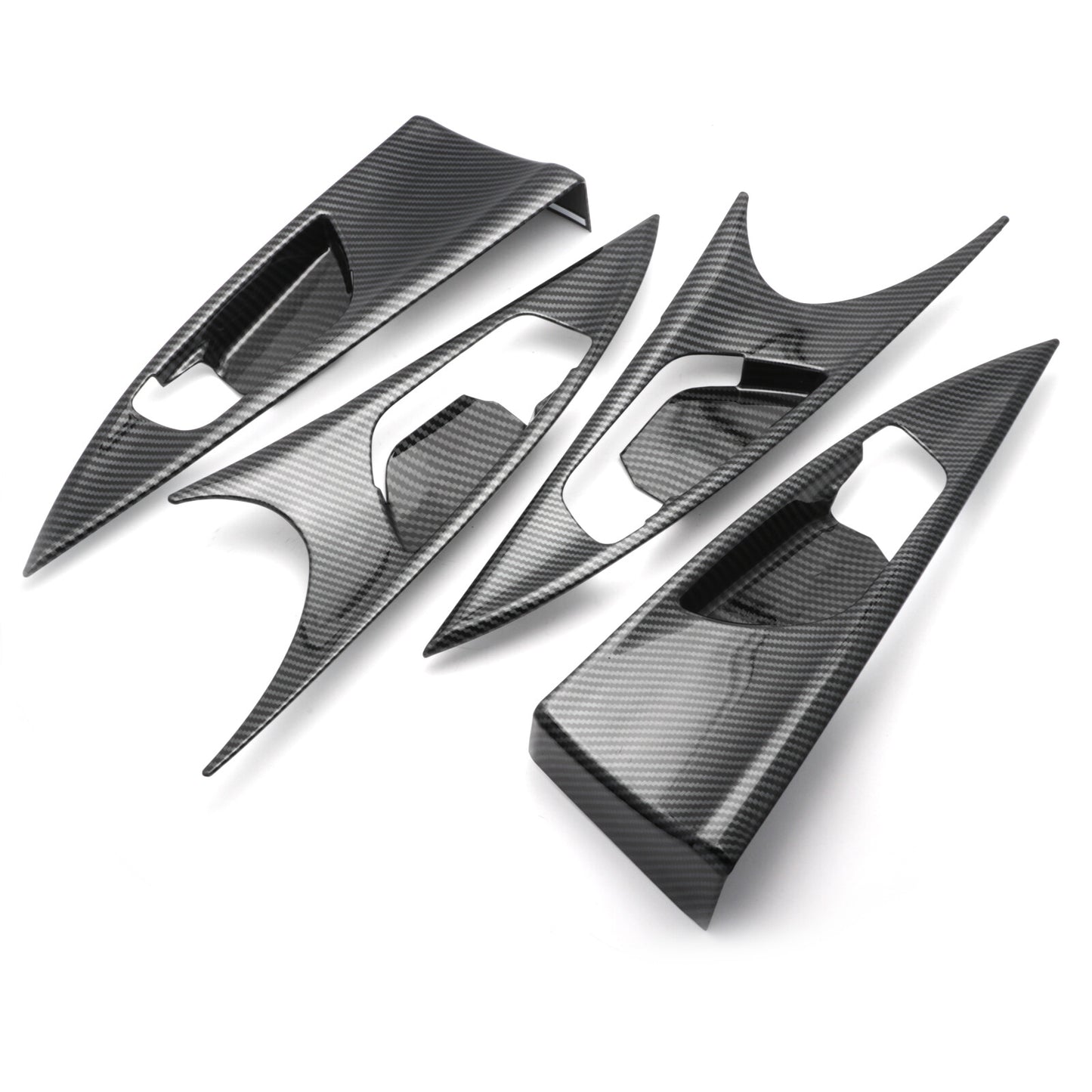 Carbon Fiber Inner Door Handle Bowl Trims [for 2016-21 Honda Civic]