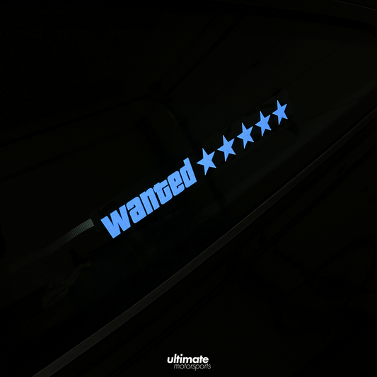 Wanted LED Sticker